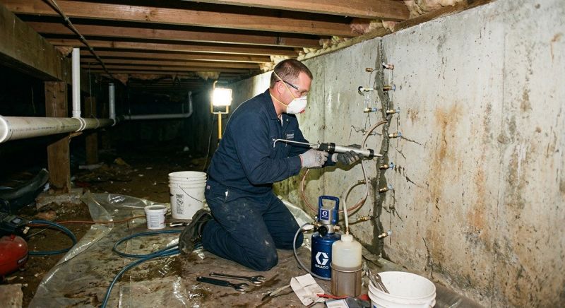 Basement Foundation Repair in Wallingford, CT