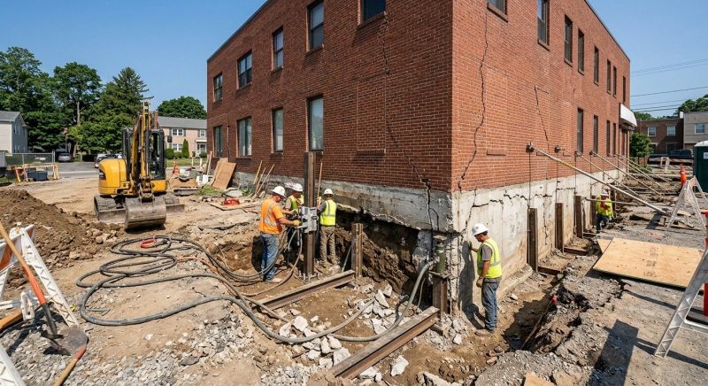 Building Foundation Repair in Berlin, CT