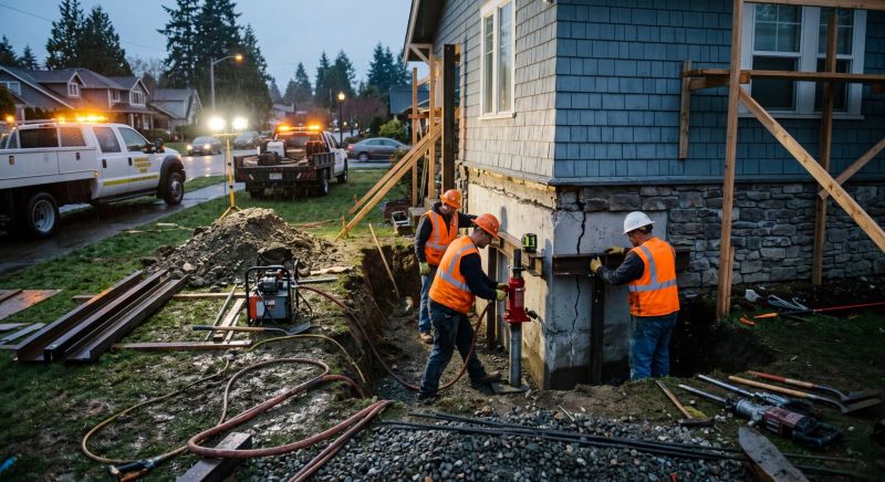 Building Foundation Repair in East Hartford, CT