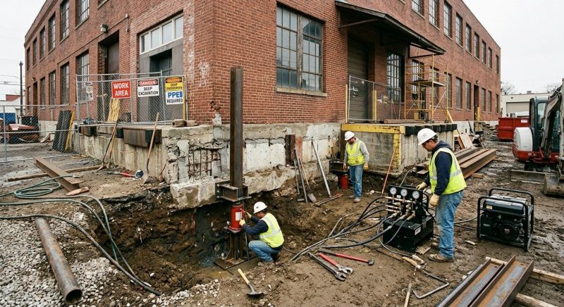 Building Foundation Repair in East Haven, CT