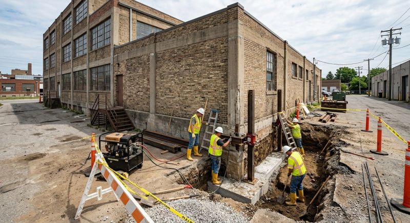 Building Foundation Repair in North Branford, CT