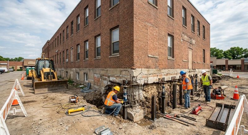 Commercial Foundation Repair in Wallingford, CT