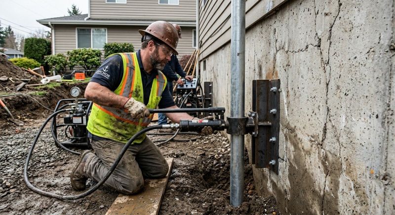 Concrete Foundation Leveling in Higganum, CT