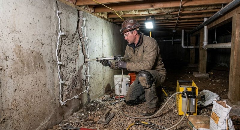 Concrete Foundation Repair in Bristol, CT