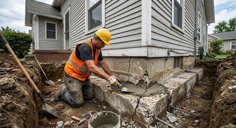 Concrete Foundation Repair in Haddam, CT