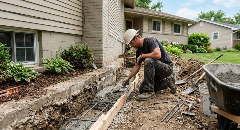 Concrete Foundation Repair in Oakville, CT