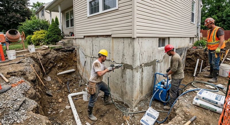 Concrete Foundation Repair in Old Saybrook, CT