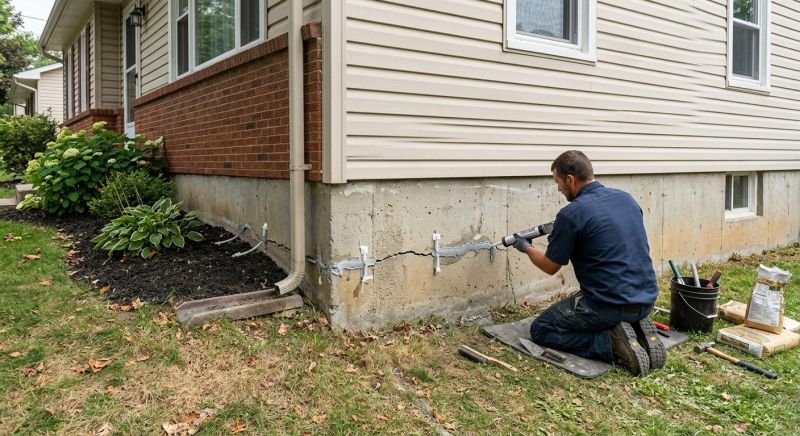 Cracked Foundation Repair in North Haven, CT
