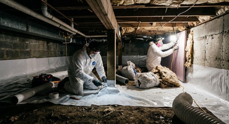 Crawl Space Leveling in Wallingford, CT