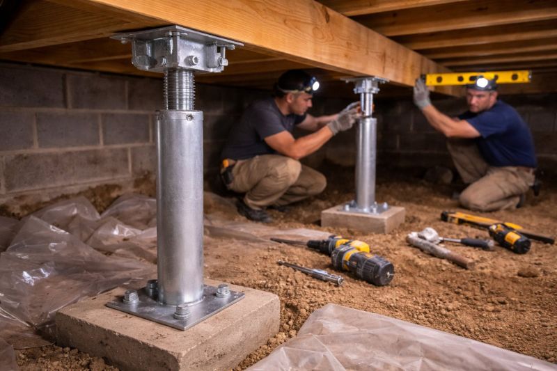Crawlspace Structural Repair in Wallingford, CT