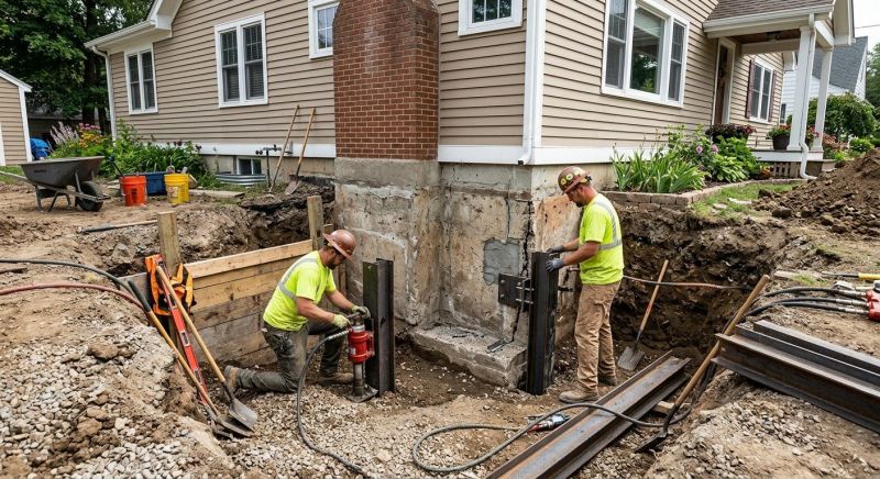 Exterior Foundation Repair in Wallingford, CT