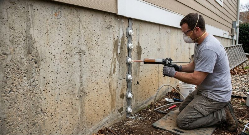 Foundation Crack Repair in Clinton, CT
