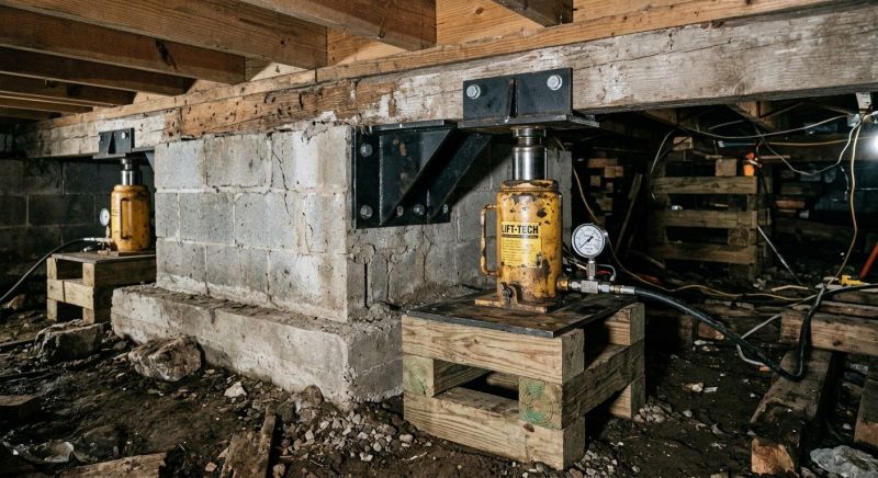 Foundation Jacking in Ansonia, CT