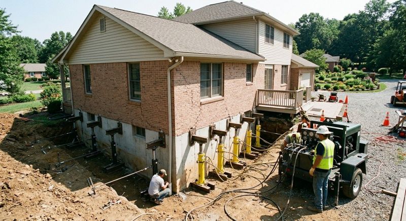 Foundation Jacking in Bethlehem, CT