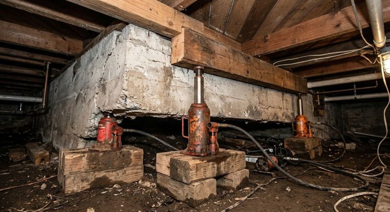 Foundation Jacking in Cromwell, CT