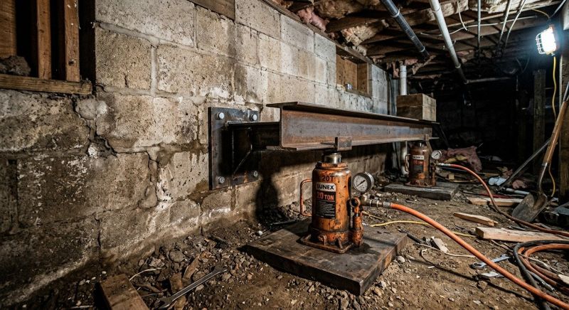 Foundation Jacking in Higganum, CT