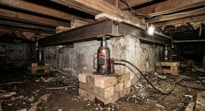 Foundation Jacking in Meriden, CT