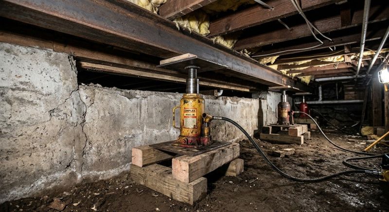 Foundation Jacking in Plainville, CT