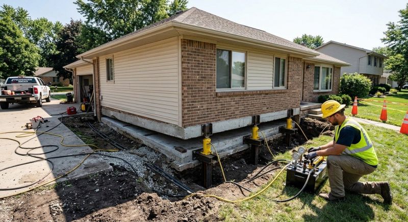 Foundation Lifting in Cheshire, CT