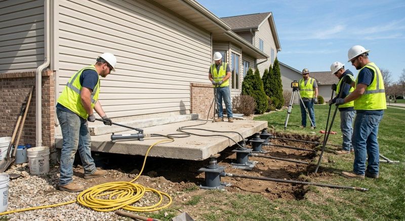 Foundation Lifting in Durham, CT