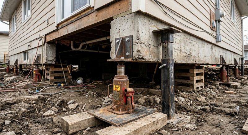Foundation Lifting in Madison, CT