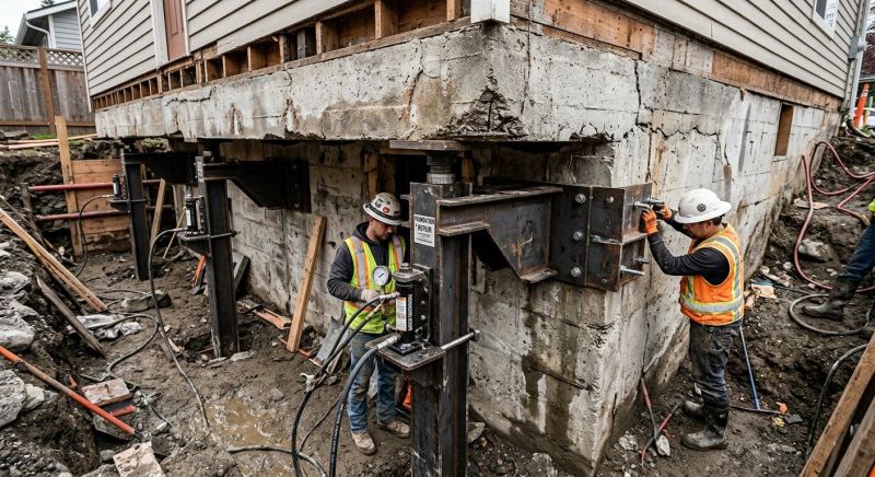 Foundation Lifting in Plymouth, CT