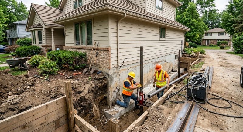 Foundation Repair in North Branford, CT