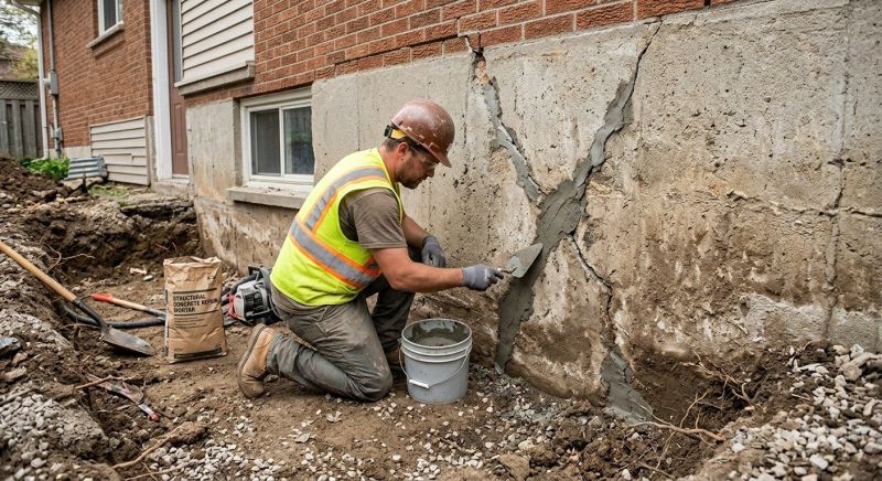 Foundation Repair in North Branford, CT
