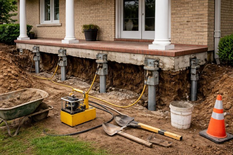 Foundation Stabilizing in Durham, CT