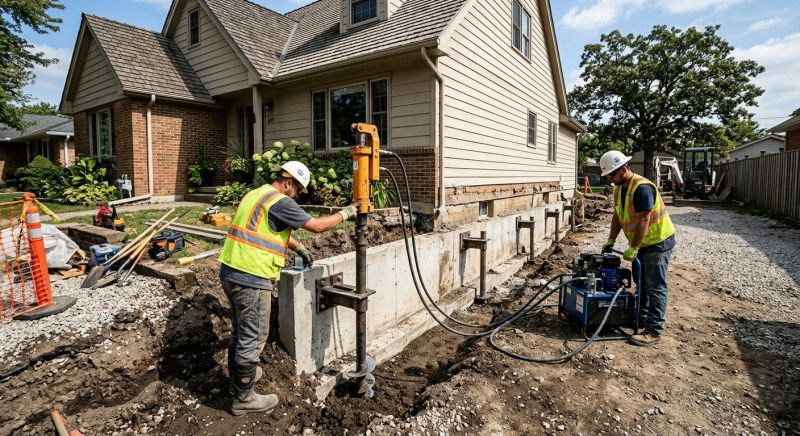 Foundation Stabilizing in Wallingford, CT