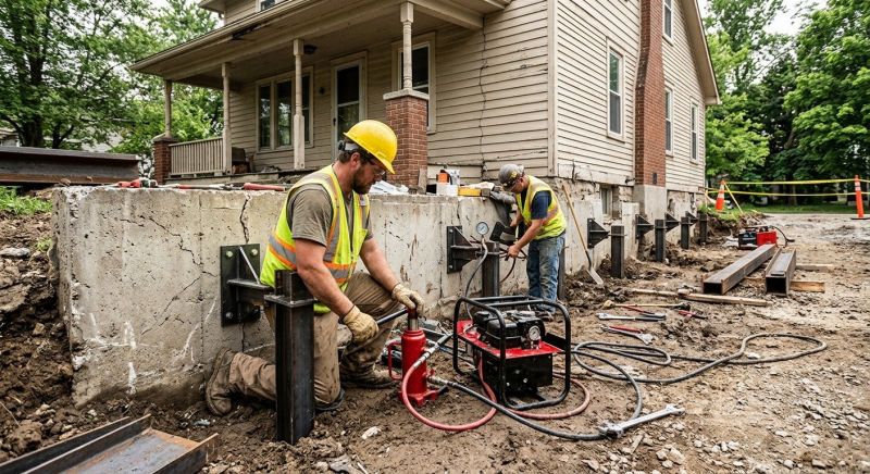 Foundation Stabilizing in Wallingford, CT
