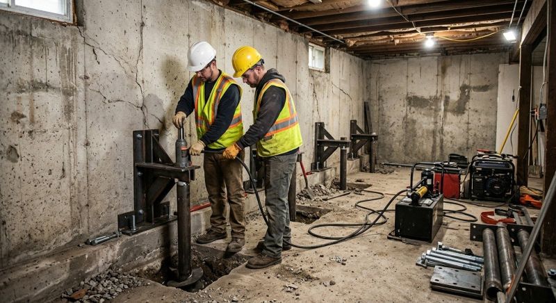 Foundation Stabilizing in Waterbury, CT