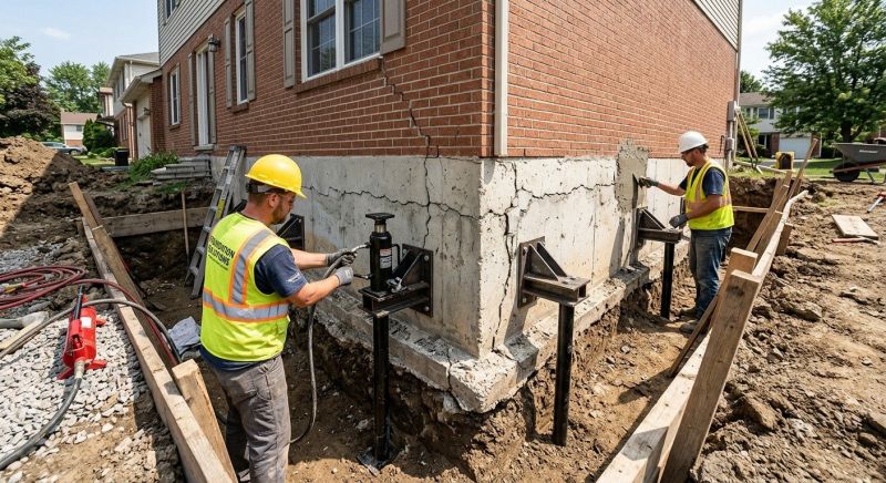 Foundation Structural Repair in Middlebury, CT