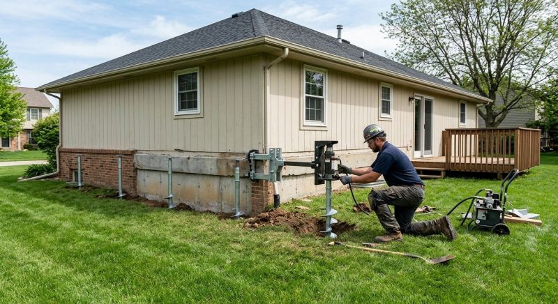 Settling Foundation Service in Glastonbury, CT