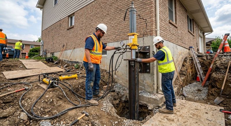 Settling Foundation Service in Killingworth, CT