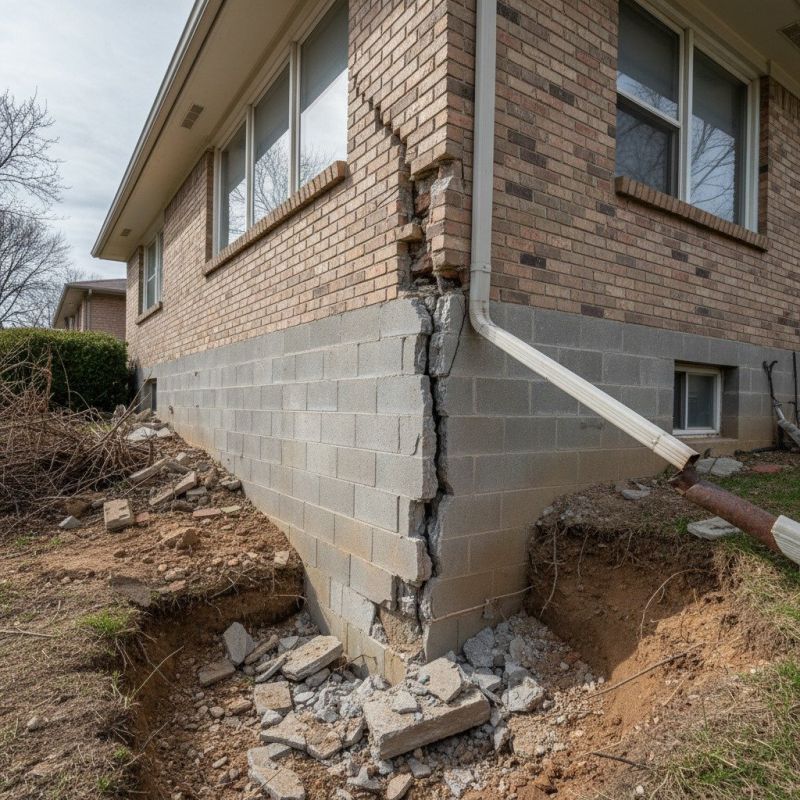 Settling Foundation Service in Southington, CT