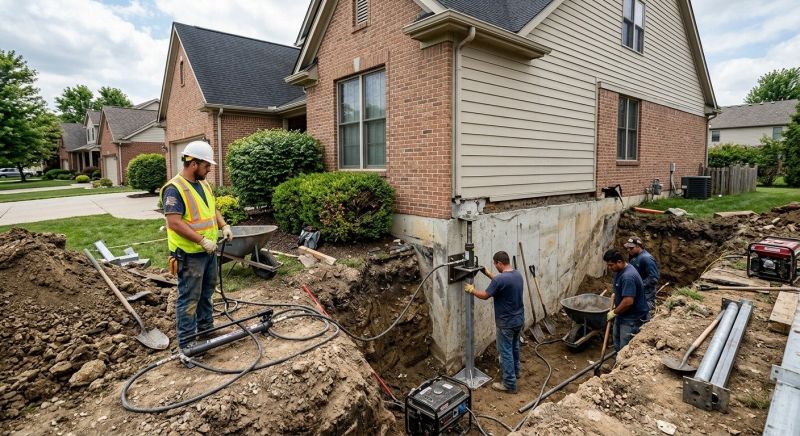 Sinking Foundation Repair in East Berlin, CT