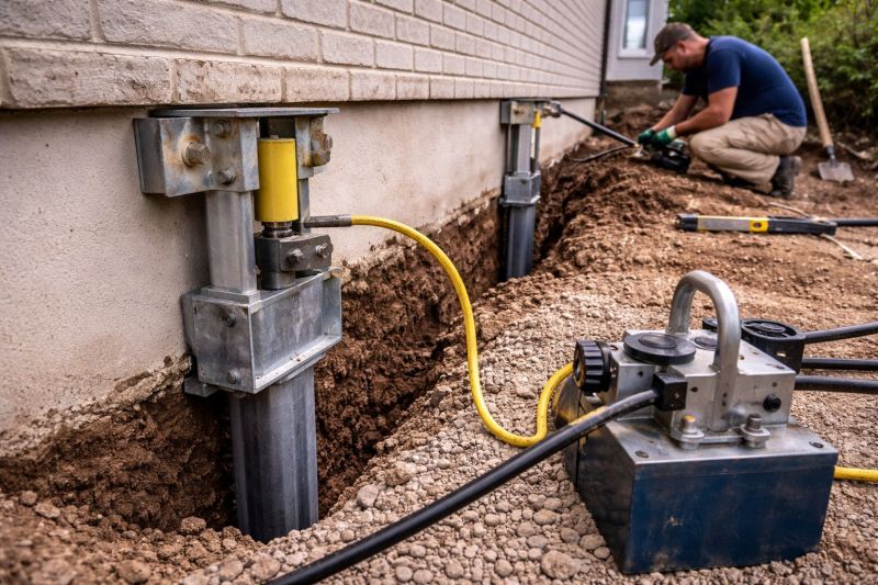 Sinking Foundation Repair in Seymour, CT