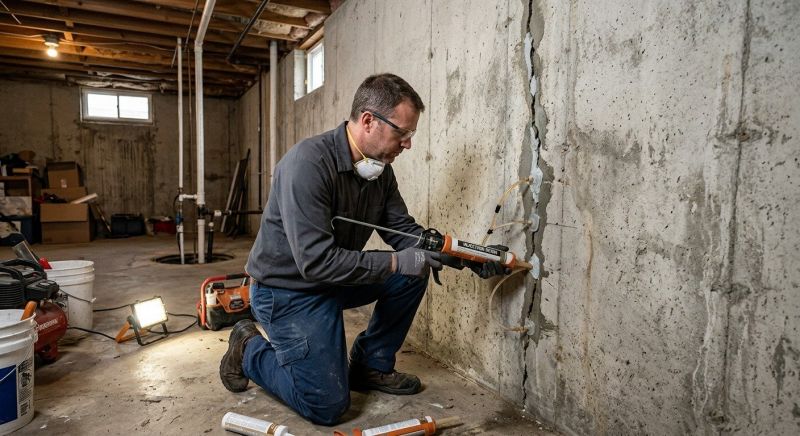 Structural Crack Repair in Wallingford, CT
