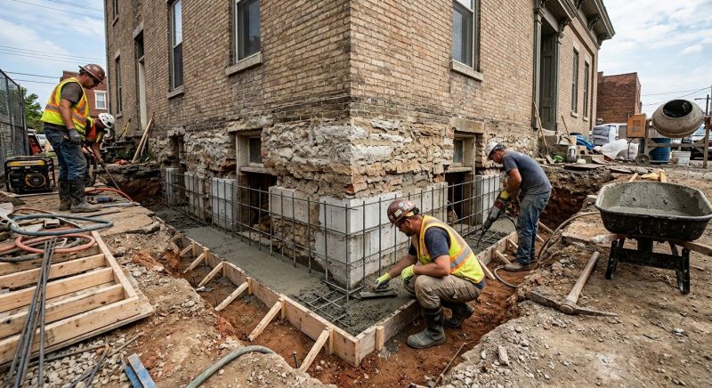 Underpinning Repair in Wallingford, CT